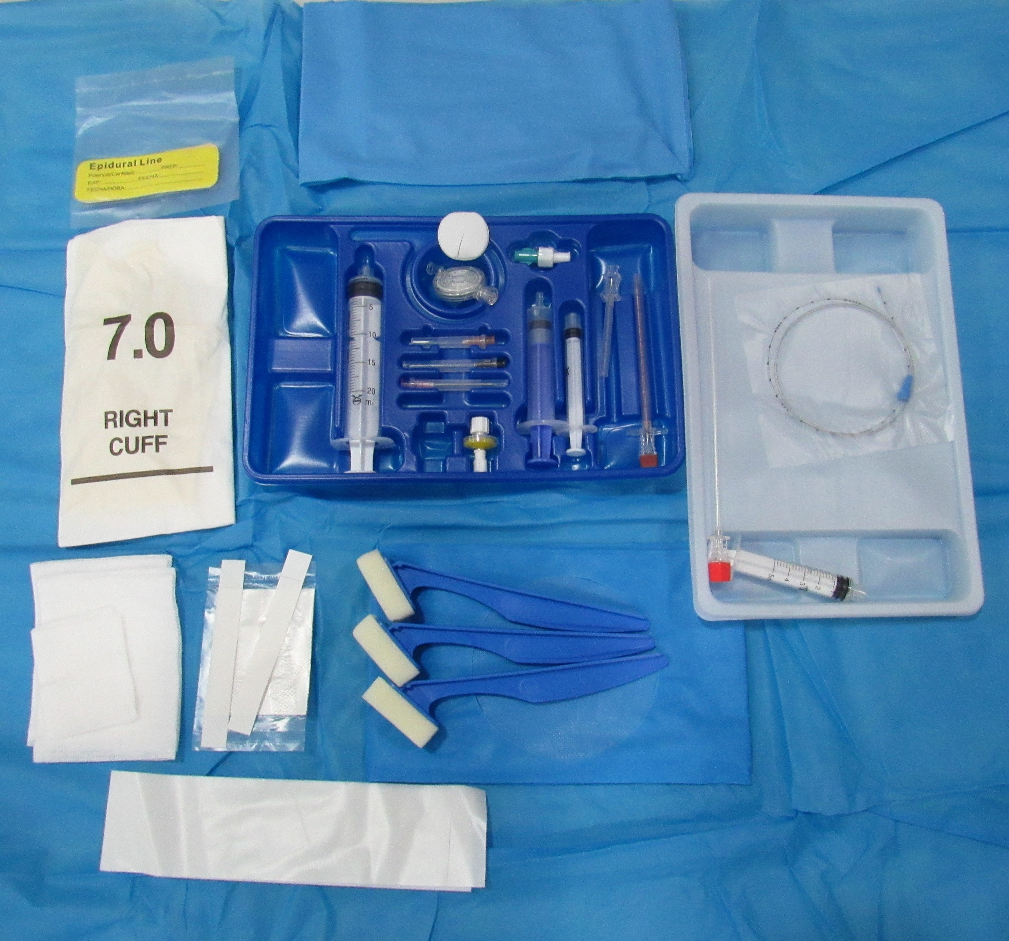 BANDEJA DE ANESTESIA COMBINADA SIN MEDICAMENTO